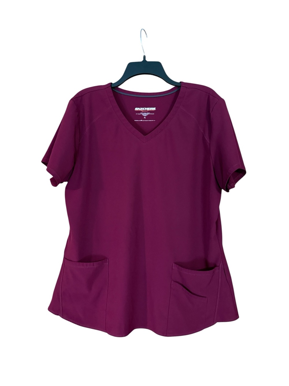 Skechers Scrub Burgundy Scrub Set XL - Picture 5 of 8